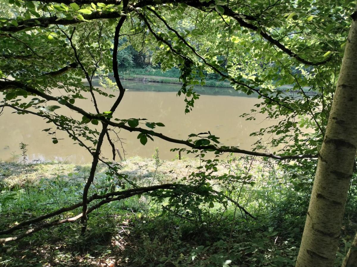 Deux Etangs Poissonneux Au Milieu Des Bois Avec Gite Moderne, La Halte Des Deux Lacs Rosée المظهر الخارجي الصورة